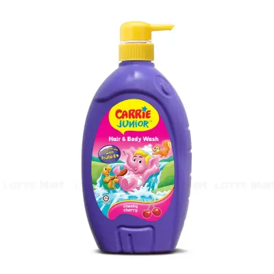 Dầu Tắm Gội Carrie Junior Baby Cherry 700ml (Phù Hợp Với Bé Trên 2 Tuổi)