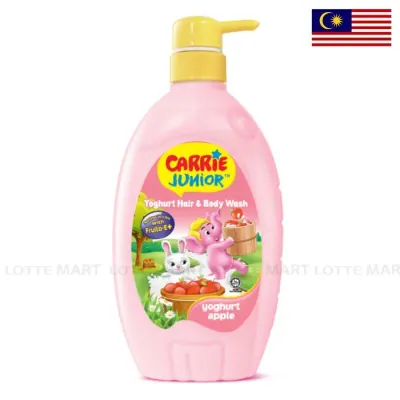 Sữa Tắm Gội Trẻ Em Carrie Junior 2 Trong 1 Hương Yoghurt Apple Chai 700g