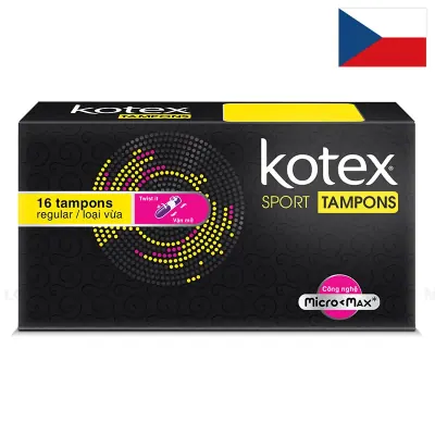 Băng Vệ Sinh Kotex Tampon Regular Hộp 16 Miếng