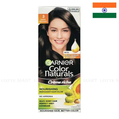 Kem Nhuộm Tóc Garnier Màu 3 Nâu Tự Nhiên Hộp 50ml