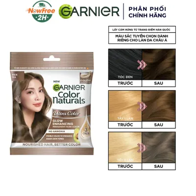 Kem Nhuộm Tóc Garnier Milk Tea - Nâu Trà Sữa 30g