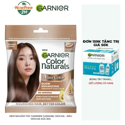 Kem Nhuộm Tóc Garnier Caramel Mocha - Nâu Mocha Sữa 30g