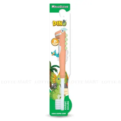 Bàn Chải Đánh Răng Oral Clean Dino Kids Soft (Giao Màu Ngẫu Nhiên)