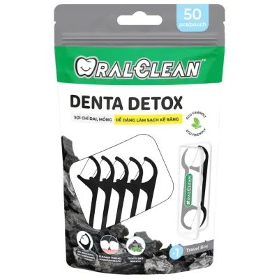 Tăm Chỉ Oral Clean Detox 50 Cái