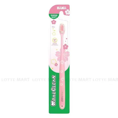 Bàn Chải Đánh Răng Oral Clean Hana Super Soft Làm Sạch Răng Miệng (Giao Màu Ngẫu Nhiên)