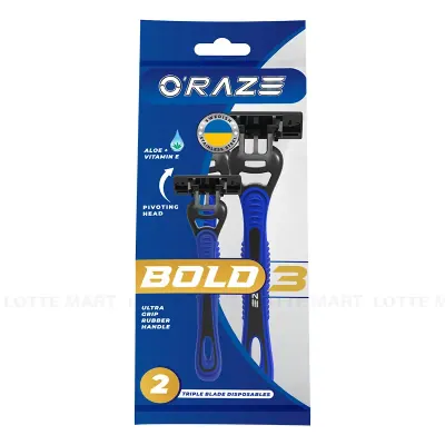 Dao Cạo Râu 3 Lưỡi O'Raze OR04 Bold 3