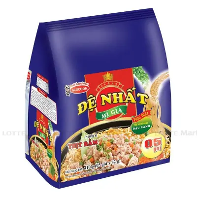Mì Ăn Liền Đệ Nhất Vị Thịt Bằm 5 Gói x 82g