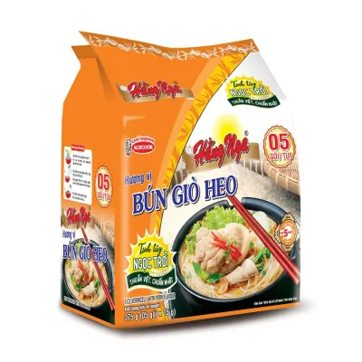 Bún Hằng Nga Bún Giò Heo Bịch 375g (5 Gói x 75g)