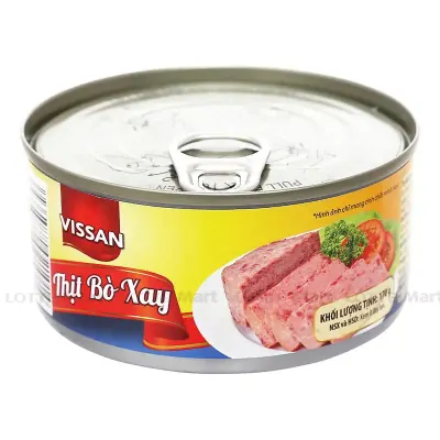 Thịt Bò Xay Vissan Hộp 170g