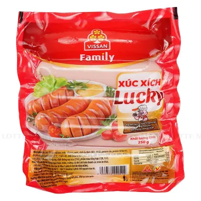 Xúc Xích Lucky Vissan Family 250g