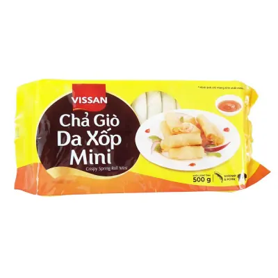 Chả Giò Da Xốp Mini Vissan Gói 500g