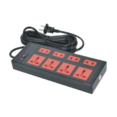 Ổ Cắm 8 Lỗ 2 Chấu Điện Quang DQESK2BR8ECO 12A – 2m