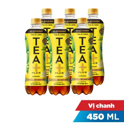 Lốc 6 Trà Olong Chanh Tea+ 320ml