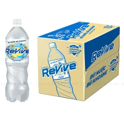 Thùng 12 Chai Nước Bù Khoáng Revive Vị Muối Khoáng 1L