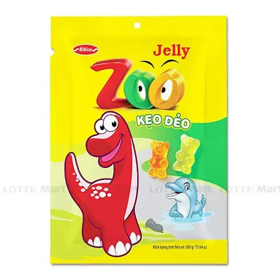 Kẹo Dẻo Zoo Áo Dầu 500g