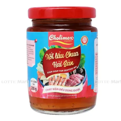 Sốt Lẩu Chua Hải Sản Cholimex Hũ Thủy Tinh 200g