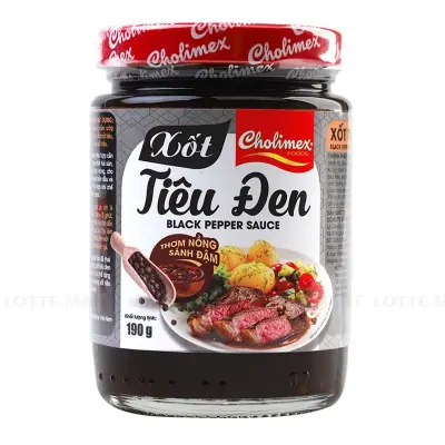 Xốt Tiêu Đen Cholimex Hũ 190g