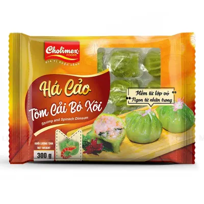 Há Cảo Tôm Cải Bó Xôi Cholimex 300g