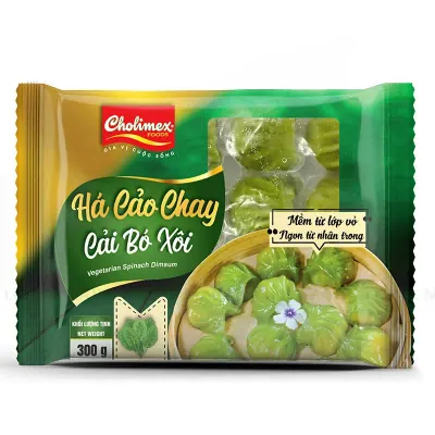 Há Cảo Chay Cải Bó Xôi Cholimex 300g