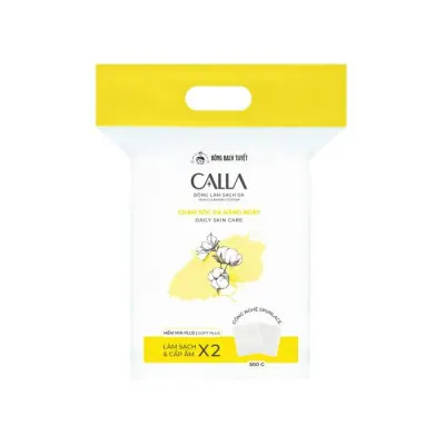 Bông Tẩy Trang Calla Mềm Mịn 250g - 400 Miếng