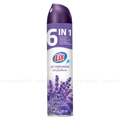 Xịt Thơm Phòng Lix Hương Hoa Oải Hương 280ml