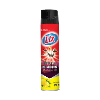 Xịt Diệt Côn Trùng Lix Hương Chanh 600ml