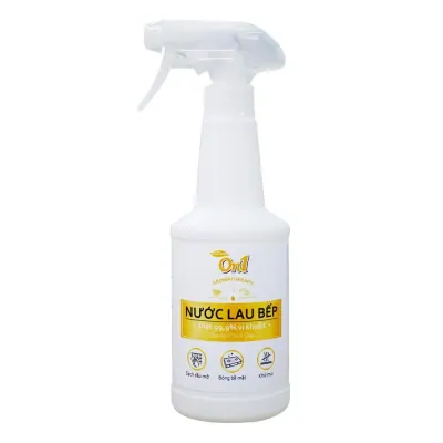 Nước Lau Bếp On1 Tinh Dầu Chanh Yuzu 500ml