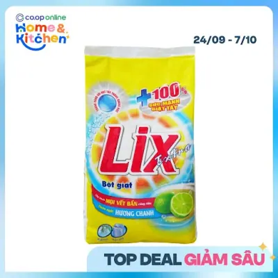 Bột Giặt Lix Extra Hương Chanh 5.5kg