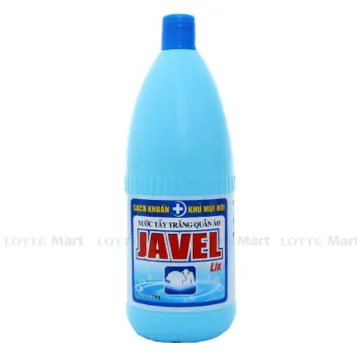 Nước Tẩy Trắng Quần Áo Javel Lix Chai 1kg
