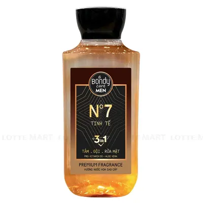 Sữa Tắm Gội Bondy Care Men No.7 Hương Nước Hoa Tinh Tế Chai 300g