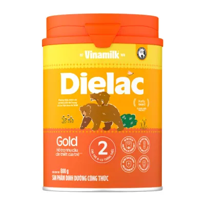 Sản Phẩm Dinh Dưỡng Dielac Alpha Gold 2 (sữa Non) 800g