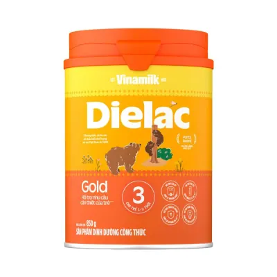 Sản Phẩm Dinh Dưỡng Dielac Alpha Gold 3 Sữa Non 850g