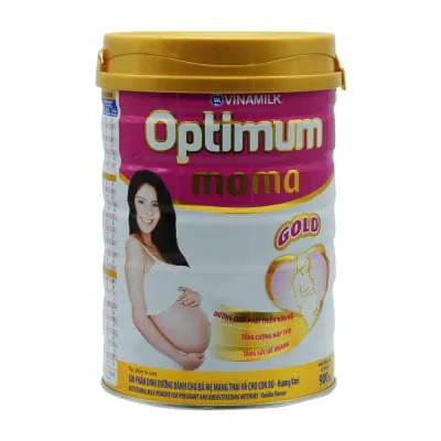Sản Phẩm Dinh Dưỡng Optimum Mama Gold Vani Hộp Thiếc 900g