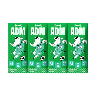 Lốc 4 Hộp Sữa Dinh Dưỡng Vinamilk ADM Có Đường 180ml