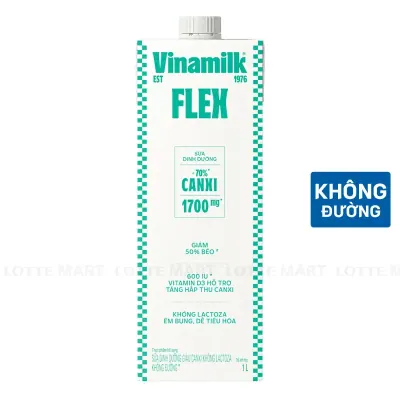 Sữa Dinh Dưỡng Vinamilk Flex Giàu Canxi Không Lactoza 1L