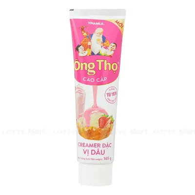 Sữa Đặc Có Đường Ông Thọ Vị Dâu Tuýp 165g