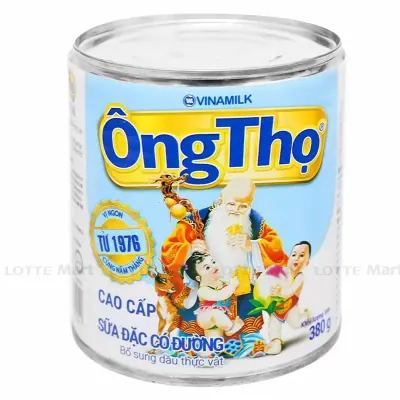 Sữa Đặc Ông Thọ Trắng Chữ Xanh Lon 380g