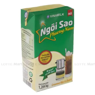 Sữa Đặc Có Đường Ngôi Sao Phương Nam Xanh Lá 1.284kg