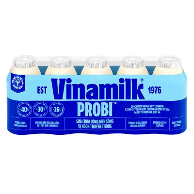 Lốc 5 Chai Sữa Chua Uống Vinamilk Probi 65ml