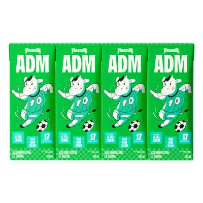 Sữa Dinh Dưỡng Vinamilk ADM Có Đường 4x180ml
