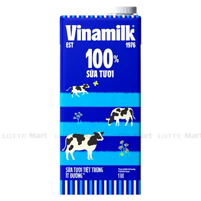 Sữa Tươi Tiệt Trùng Ít Đường Vinamilk 1L