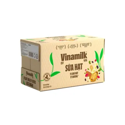 Sữa Vinamilk Super Nut 9 Loại Hạt Ít Đường Hộp 1L