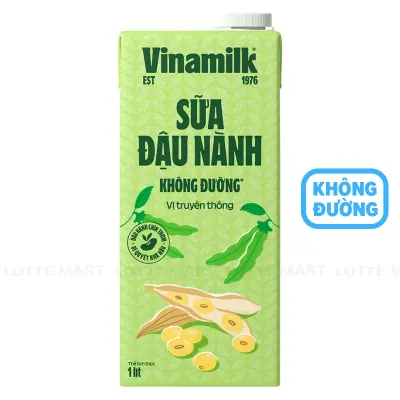 Sữa Đậu Nành Vinamilk Goldsoy Không Đường Hộp 1L