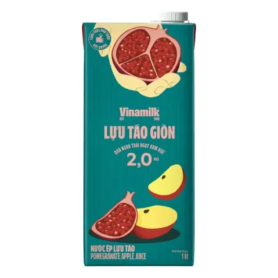 Nước Ép Lựu Táo Vfresh Vinamilk Hộp 1L