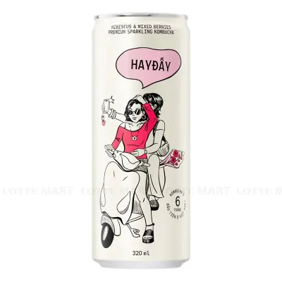 Trà Kombucha Vinamilk Hay Đấy Atiso Đỏ Lon 320ml