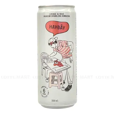 Kombucha Vinamilk Hay Đấy Vị Vải Hoa Hồng 320ml