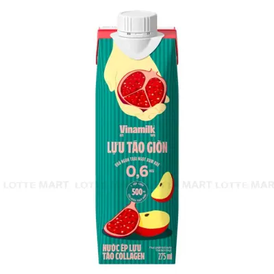Nước Ép Vinamilk Collagen Vị Lựu Táo Hộp 275ml