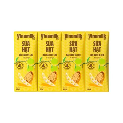 Lốc 4 Sữa Đậu Nành Vinamilk Óc Chó 180ml