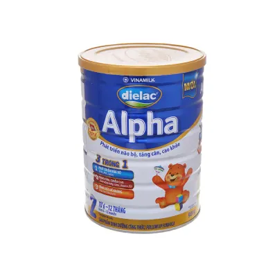 Sản Phẩm Dinh Dưỡng Dielac Alpha 2 Lon 900g