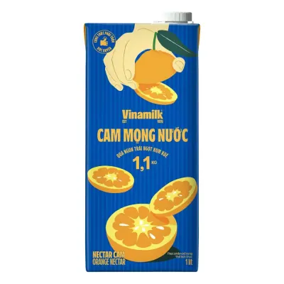 Nước Ép Cam Vfresh Có Đường Hộp Giấy 1L